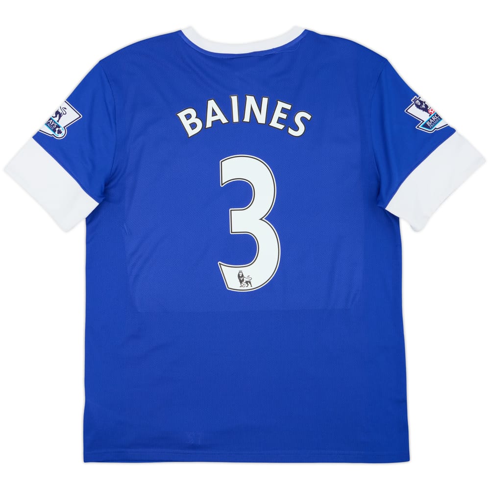 2012-13 Everton Home Shirt Baines #3 - 6/10 - (L)
