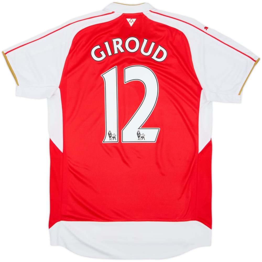 2015-16 Arsenal Home Shirt Giroud #12 - 7/10 - (M)