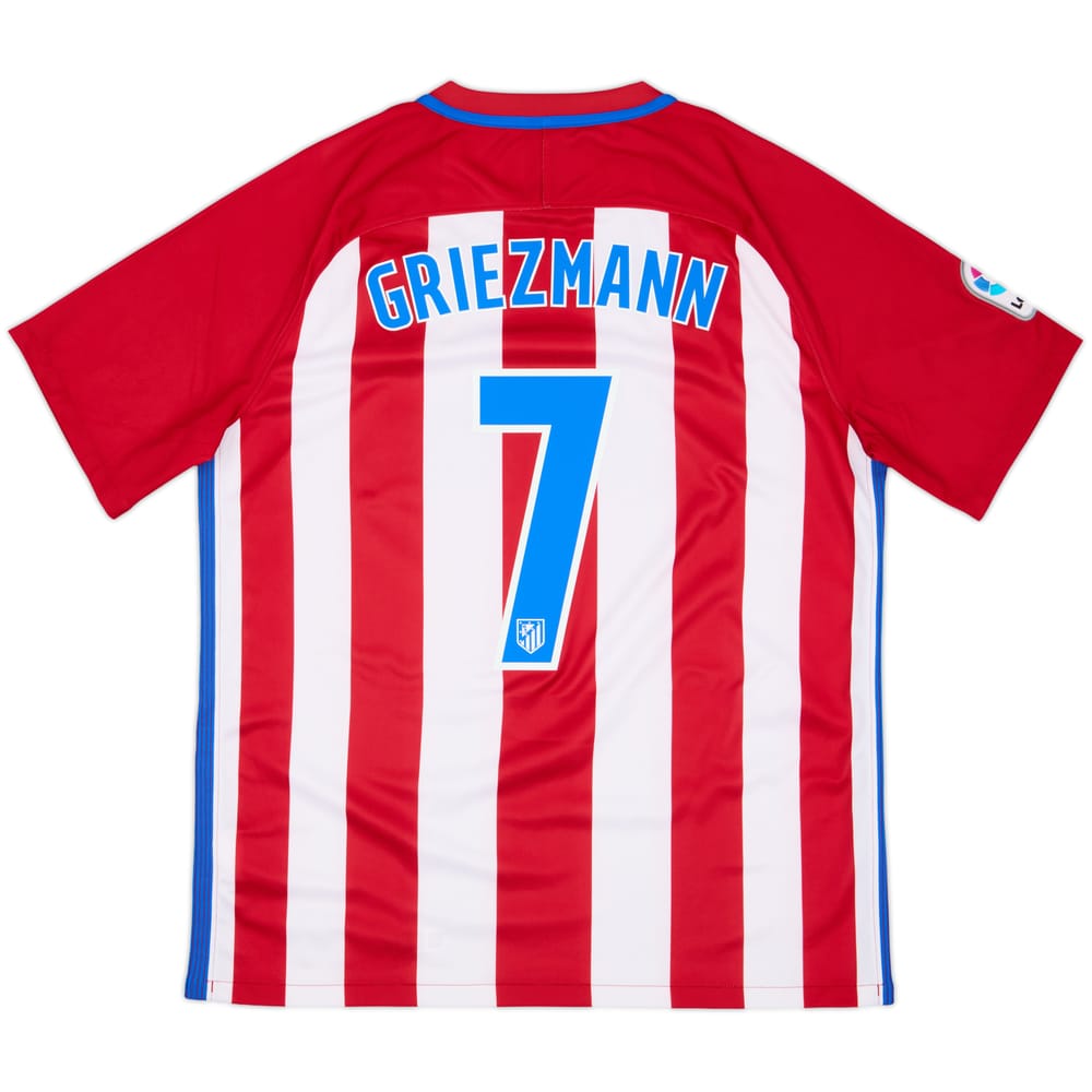 2016-17 Atletico Madrid Home Shirt Griezmann #7 - 8/10 - (L)