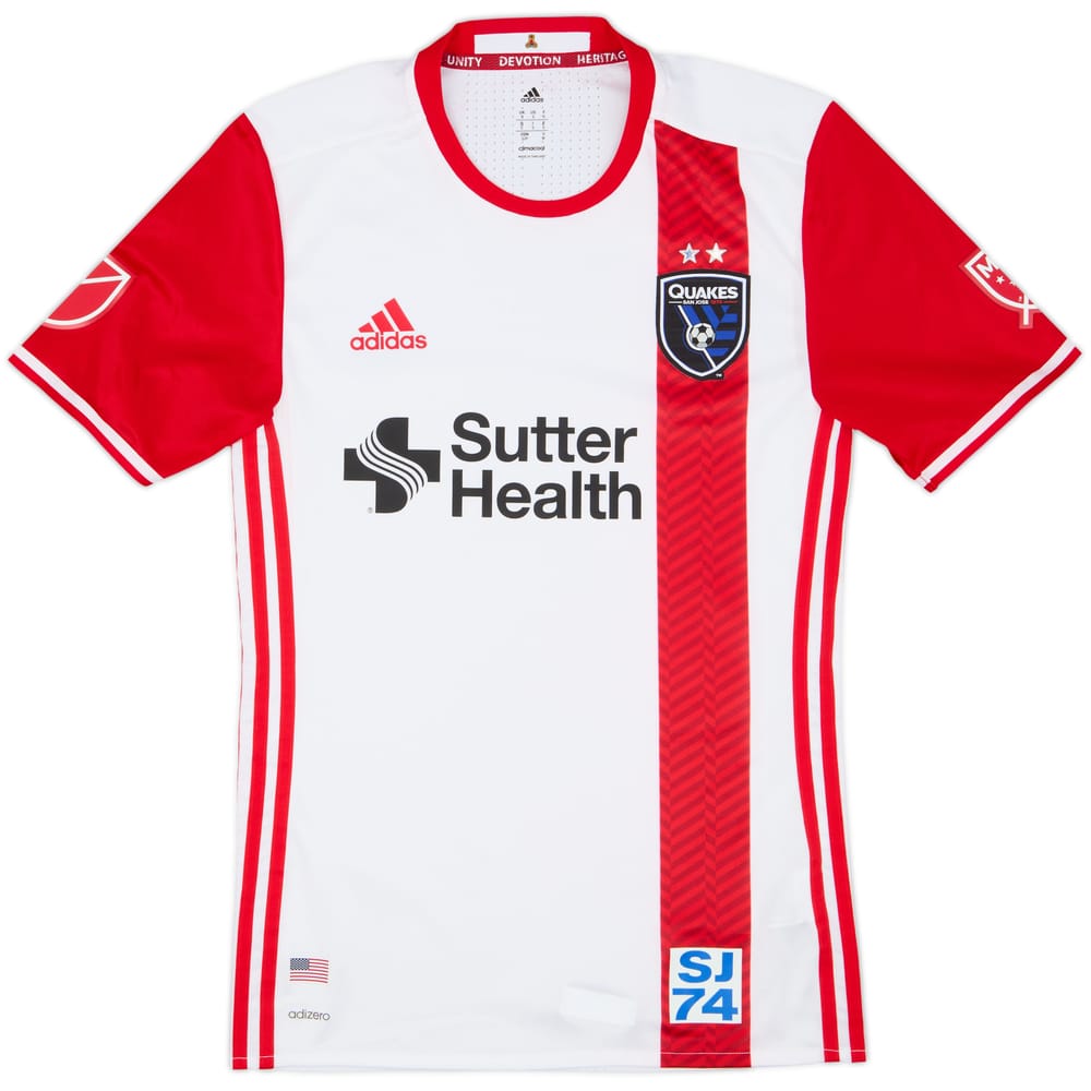 2016-17 San Jose Earthquakes Authentic Away Shirt - 8/10 - (S)