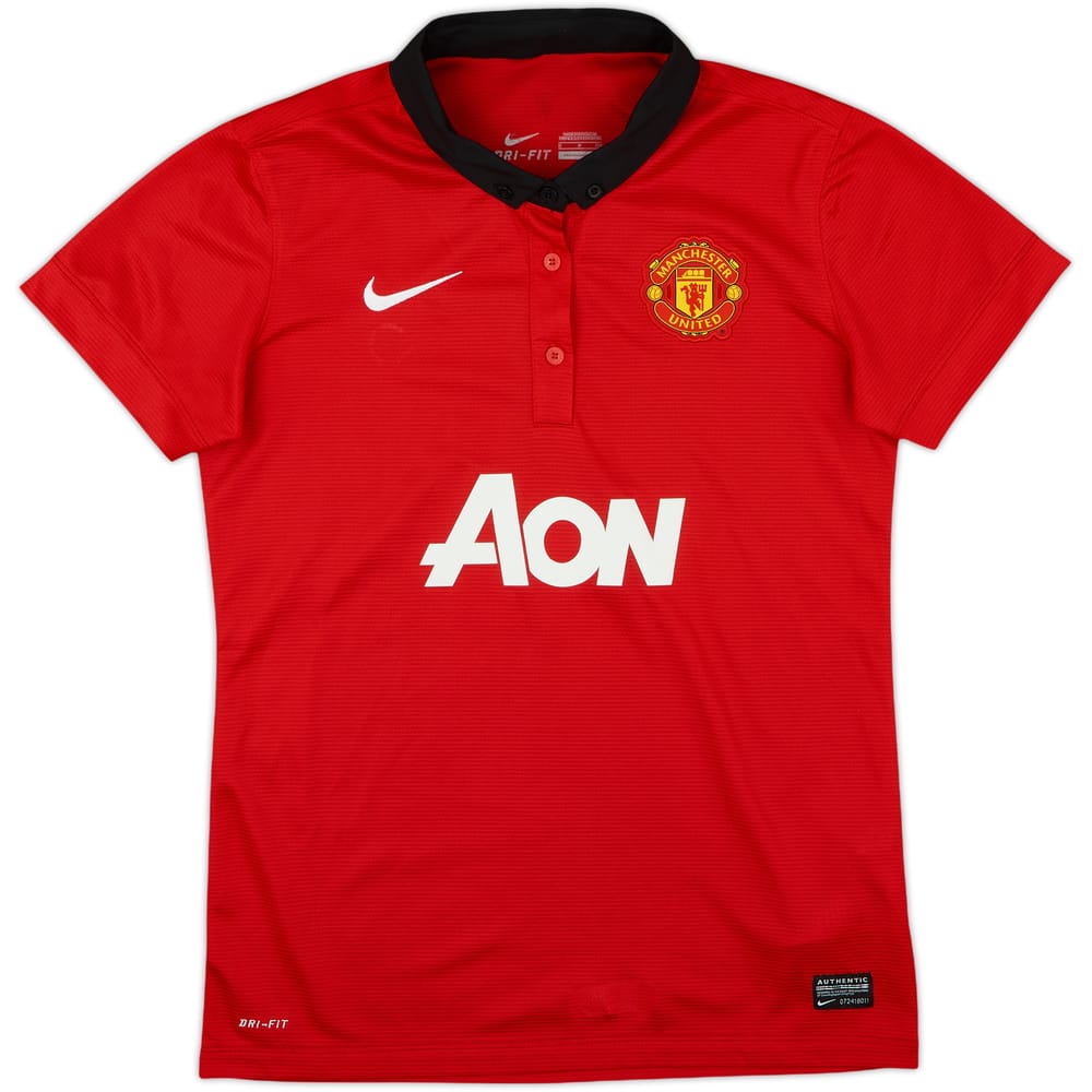 2013-14 Manchester United Home Shirt - 8/10 - (Women's S)