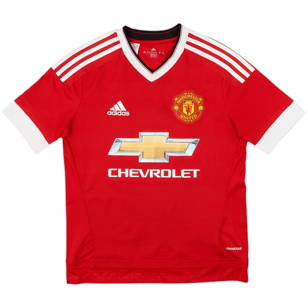 2015-16 Manchester United Home Shirt - 6/10 - (L.Boys)