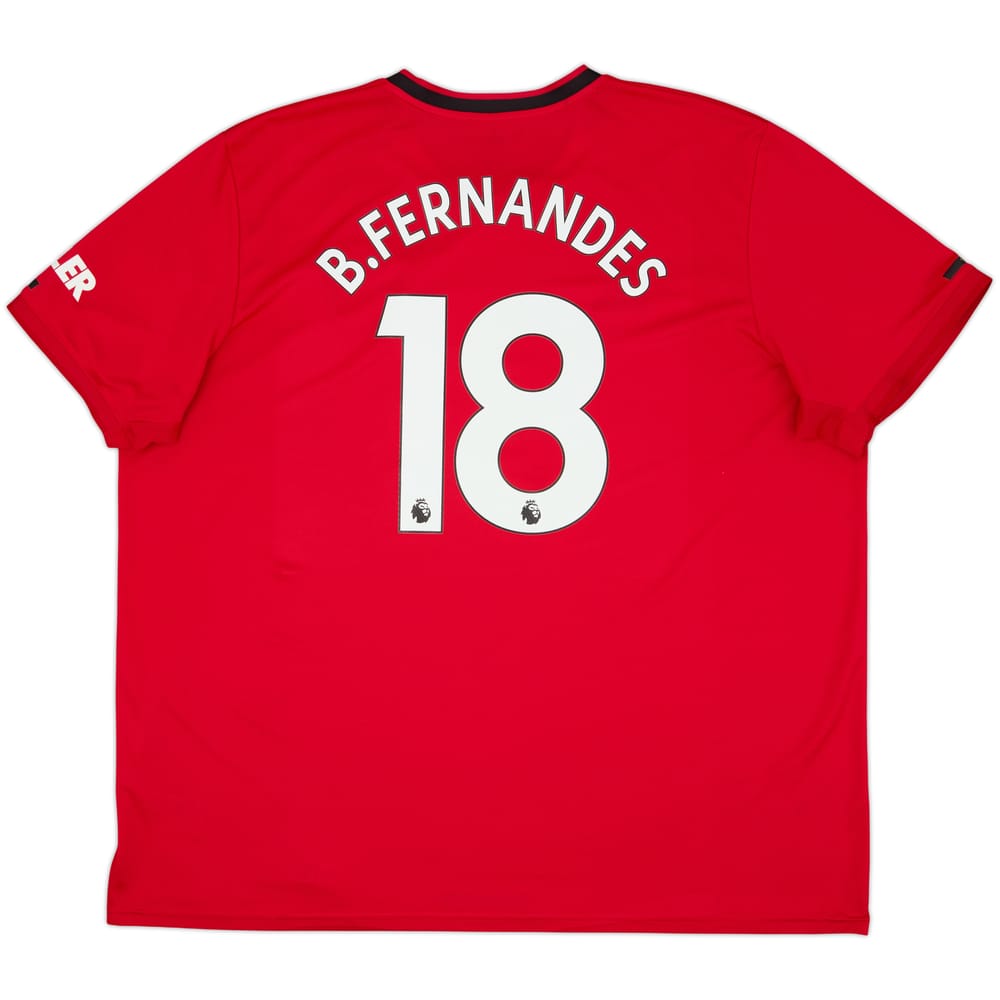2019-20 Manchester United Home Shirt B.Fernandes #18 - 5/10 - (3XL)