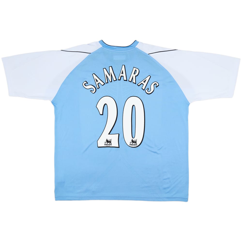 2006-07 Manchester City Home Shirt Samaras #20 - 8/10 - (XXL)