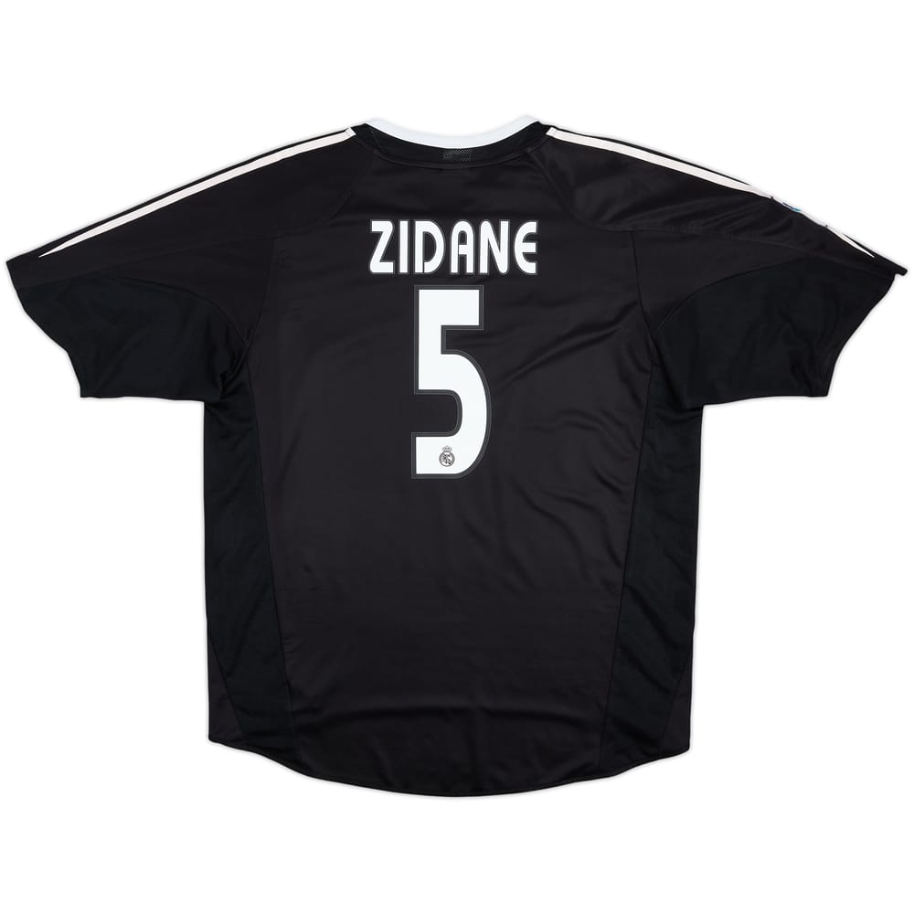 2003-04 Real Madrid Away Shirt Zidane #5 - 8/10 - (L)