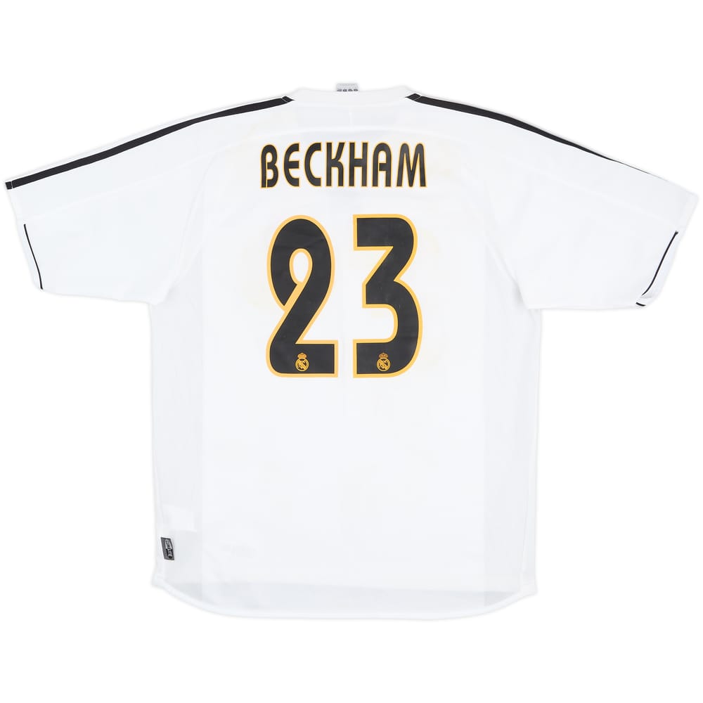 2003-04 Real Madrid Camiseta Local Beckham #23 - 5/10 - (M)