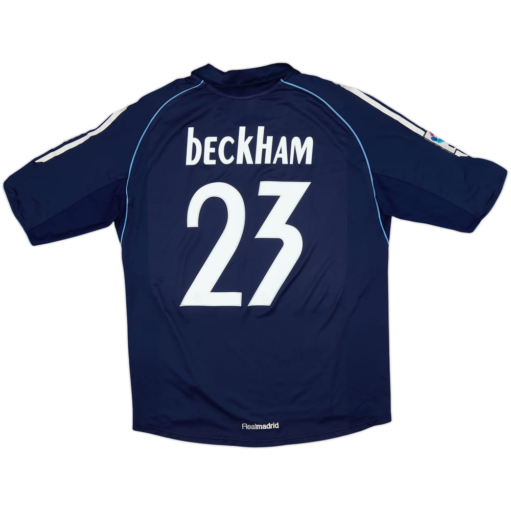 2005-06 Real Madrid Away Shirt Beckham #23 - 8/10 - (L)