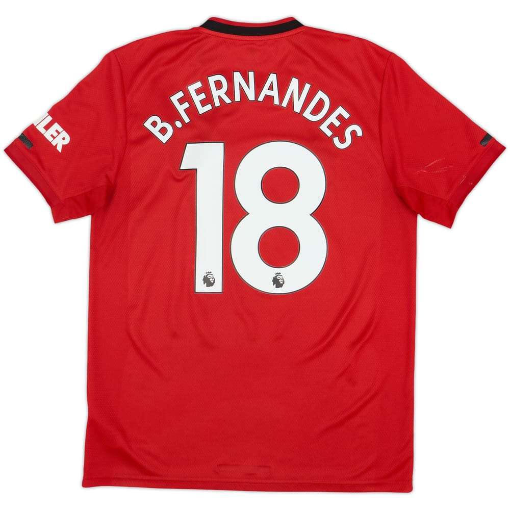 2019-20 Manchester United Home Shirt B.Fernandes #18 - 6/10 - (M)