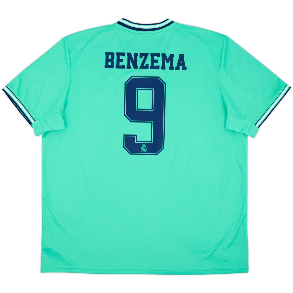 2019-20 Real Madrid Third Shirt Benzema #9 - 9/10 - (XXL)