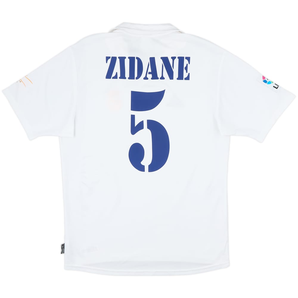 2001 Real Madrid Home Shirt Zidane #5 - 7/10 - (S)