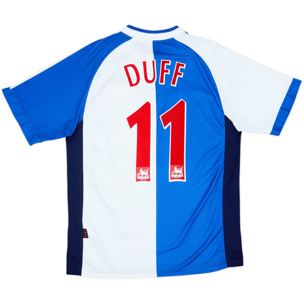 2000-02 Blackburn Rovers Home Shirt Duff #11 - 6/10 - (M)