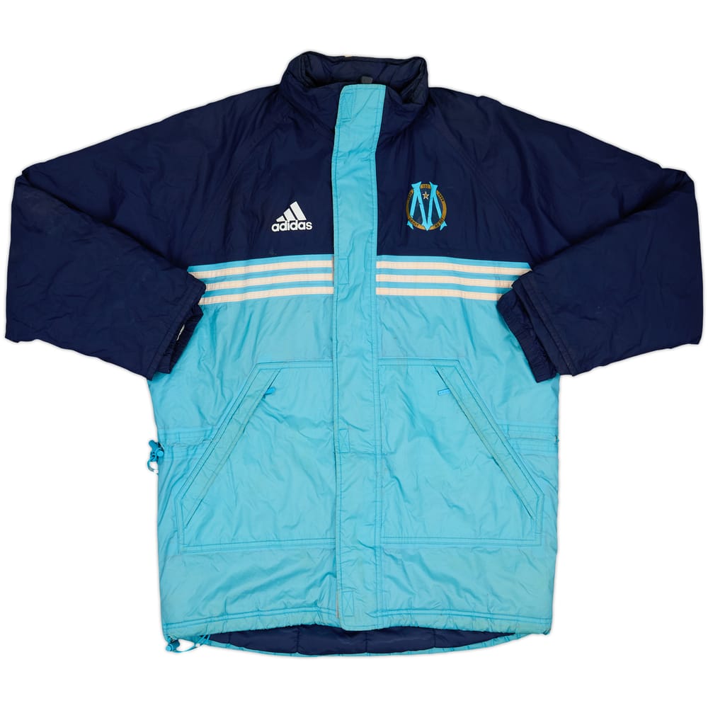 1999-00 Olympique Marseille adidas Bench Coat - 5/10 - (S)