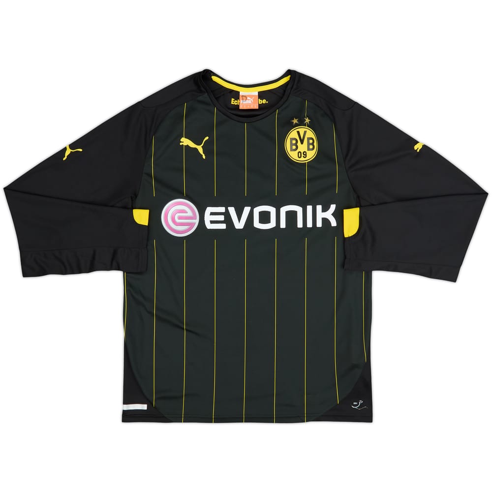 2014-16 Borussia Dortmund Away L/S Shirt - 7/10 - (M)