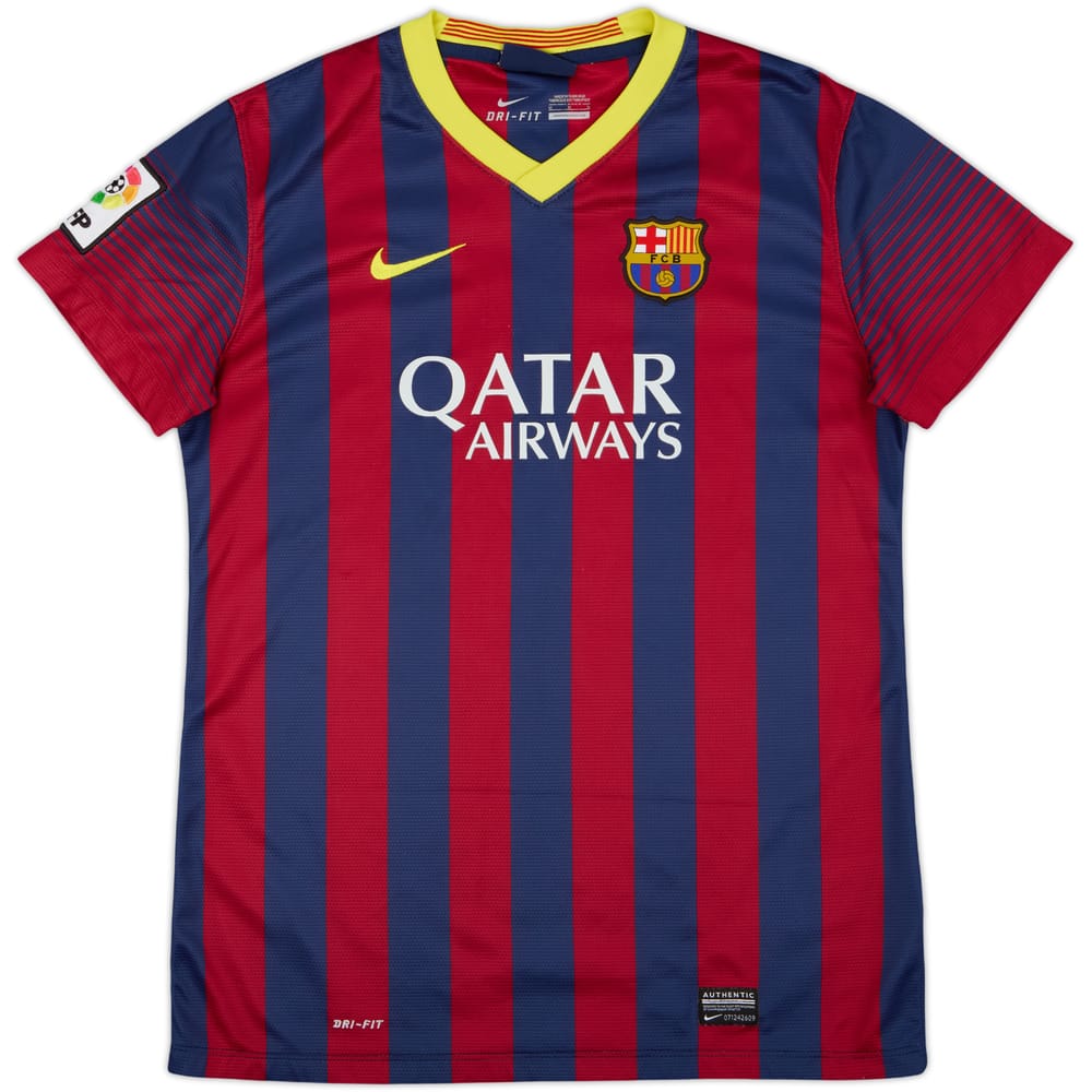 2013-14 Barcelona Home Shirt - 8/10 - (Women's M)
