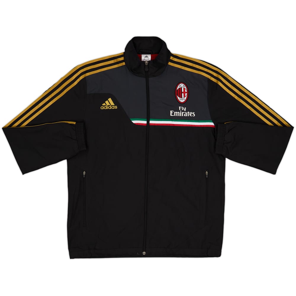 2013-14 AC Milan adidas Track Jacket - 9/10 - (M/L)