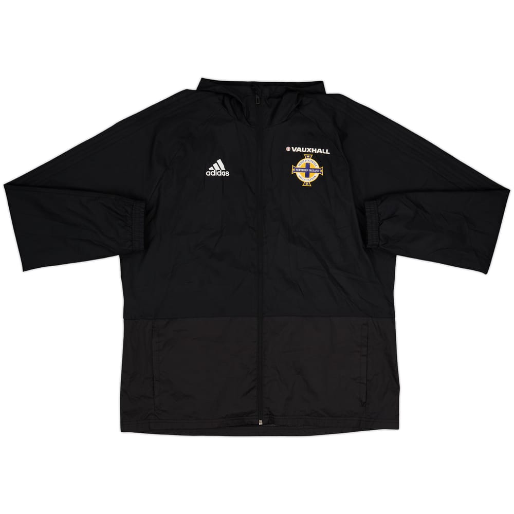 2017-18 Northern Ireland adidas Hooded Rain Jacket - 10/10 - (XL)