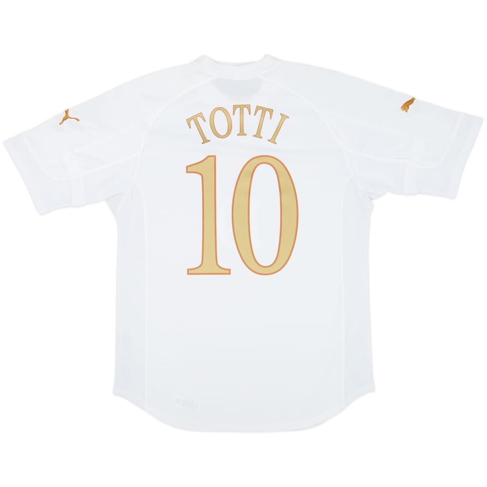 2004-06 Italy Away Shirt Totti #10 - 8/10 - (L)
