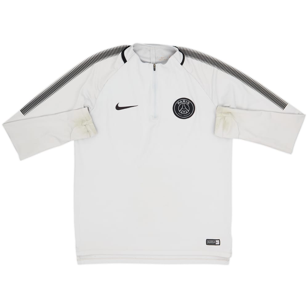 2017-18 Paris Saint-Germain Nike 1/4 Zip Drill Top - 6/10 - (M)