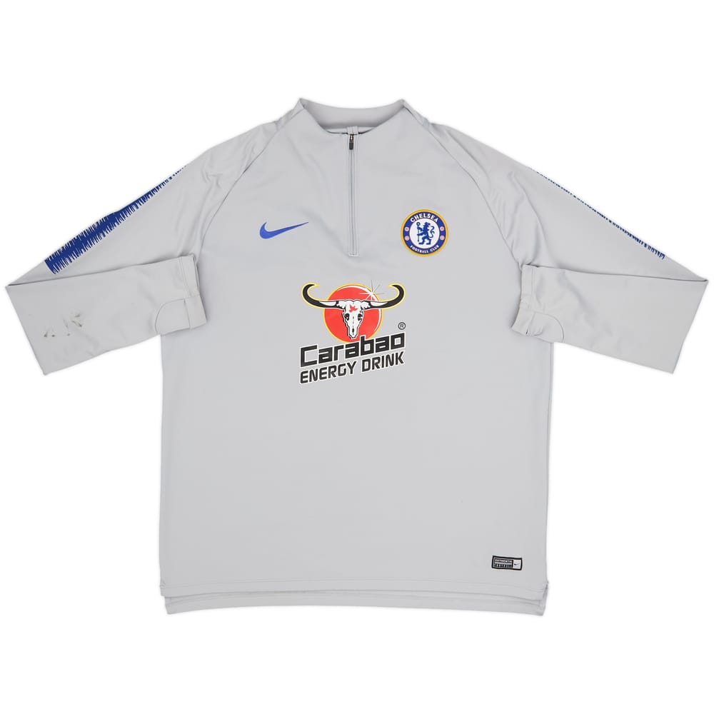 2018-19 Chelsea Nike 1/4 Zip Drill Top - 6/10 - (XL)
