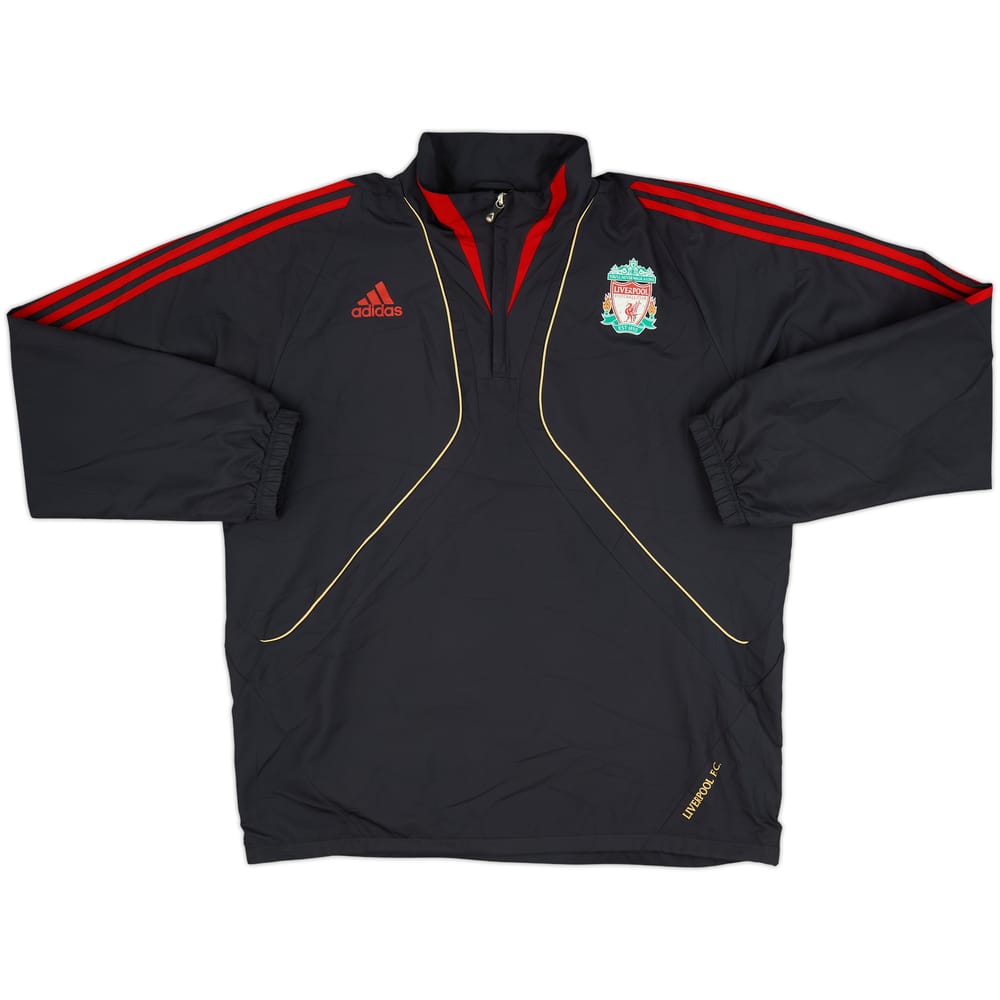 2009-10 Liverpool adidas Sudadera de entrenamiento con cremallera 1/4 - 7/10 - (XL)