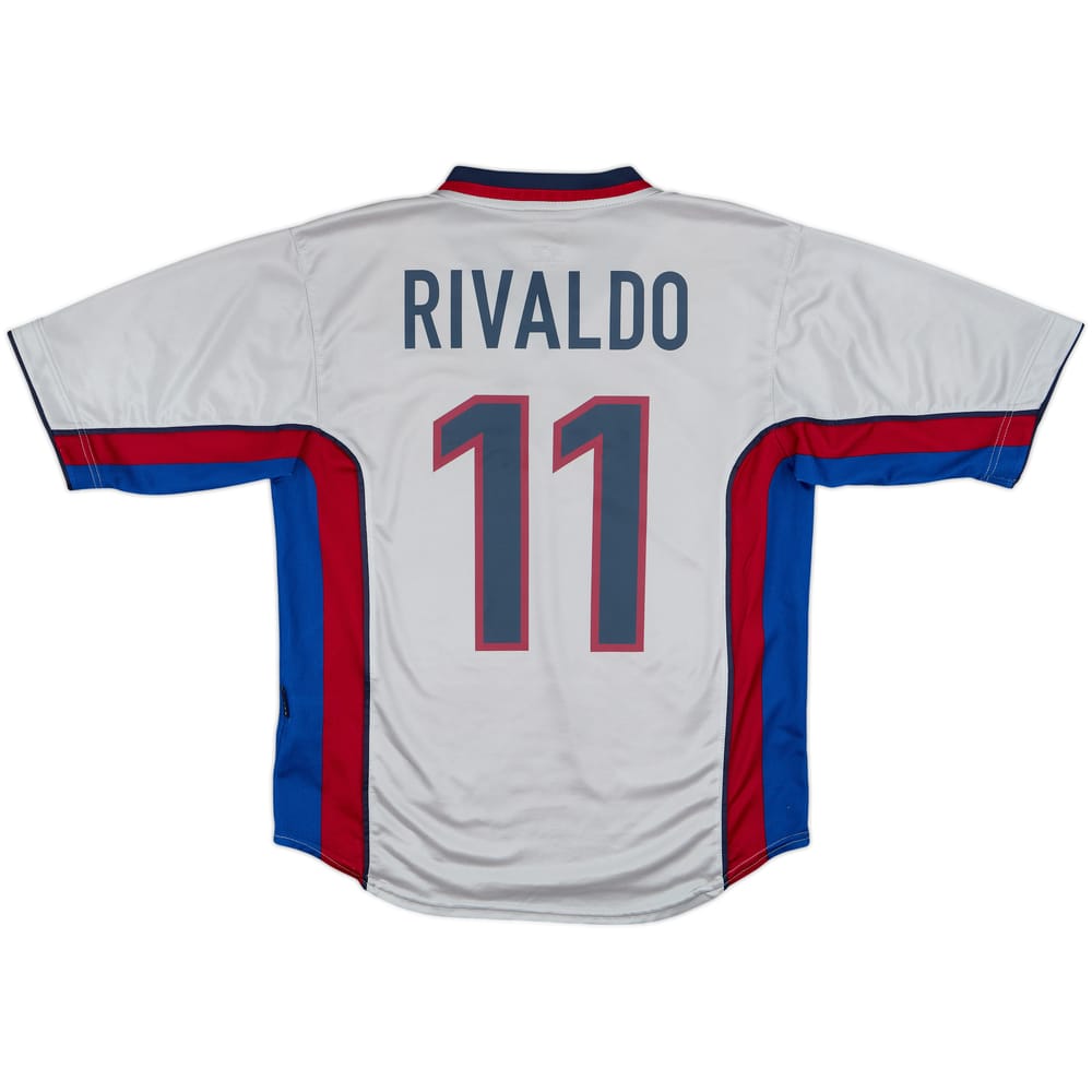 1998-01 Barcelona Away Shirt Rivaldo #11 - 9/10 - (M)