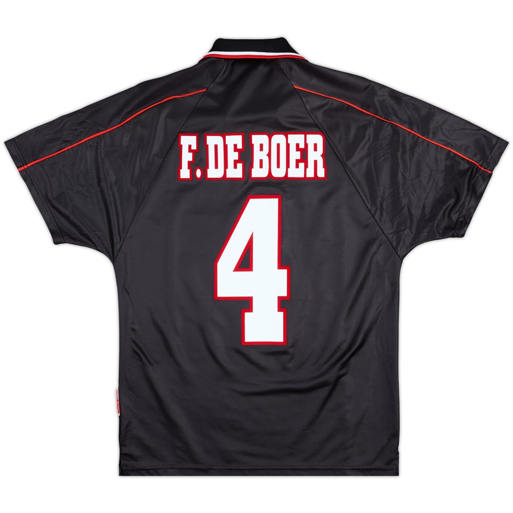 1998-99 Ajax Away Shirt F.De Boer #4 - 8/10 - (S)