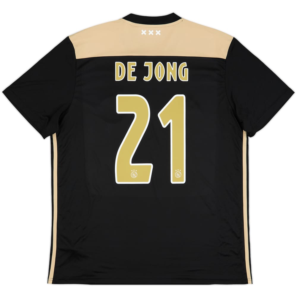 2018-19 Ajax Away Shirt De Jong #21 - 9/10 - (XL)