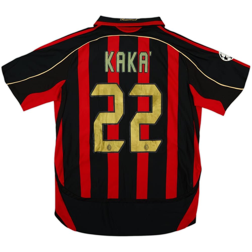 2006-07 AC Milan Home Shirt Kaka' #22 - 5/10 - (M)