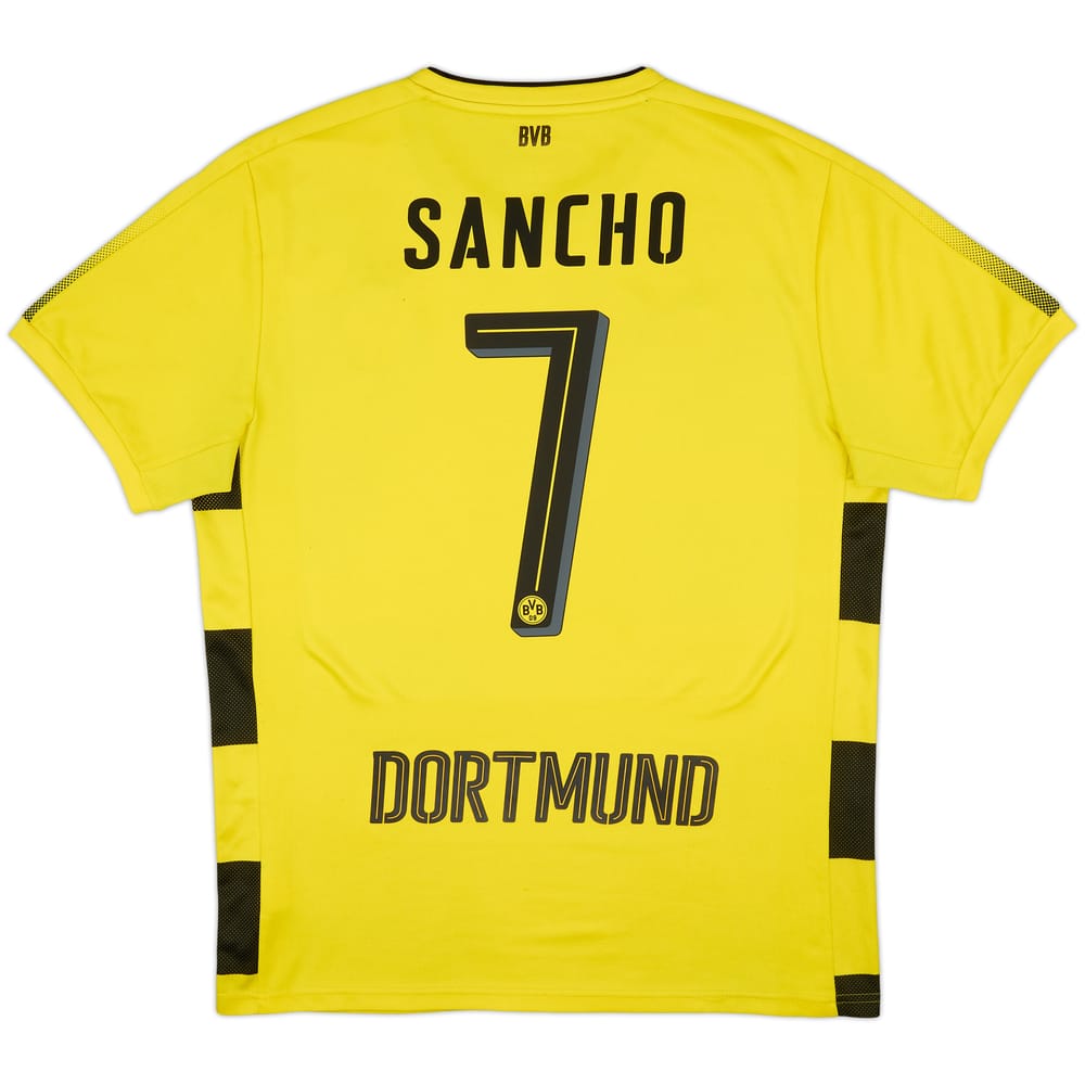 2017-18 Borussia Dortmund Home Shirt Sancho #7 - 7/10 - (L)