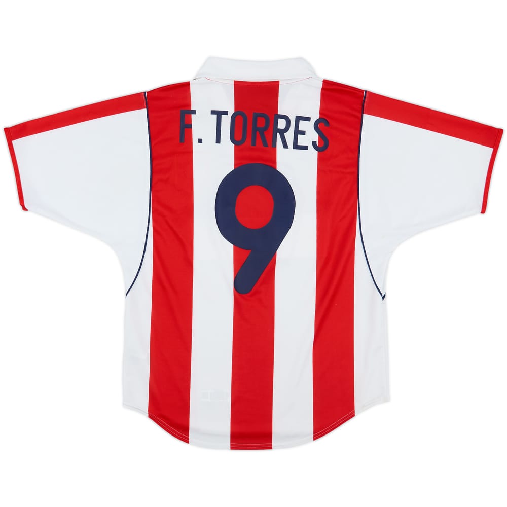 2001-02 Atletico Madrid Home Shirt F.Torres #9 - 5/10 - (M)