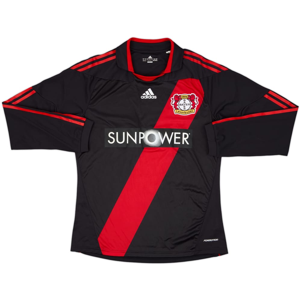 2010-11 Bayer Leverkusen Player Issue Home L/S Shirt - 9/10 - (L)