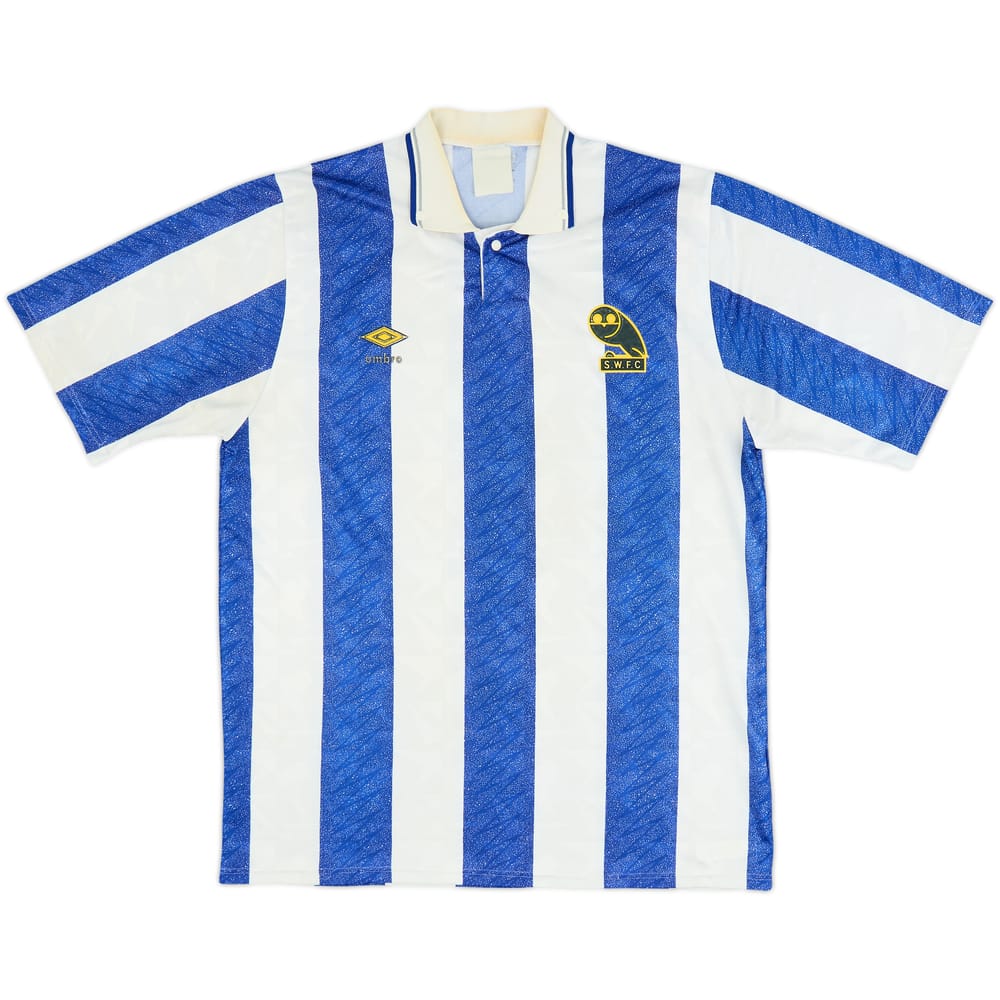 1991-93 Sheffield Wednesday Home Shirt - 6/10 - (XL)