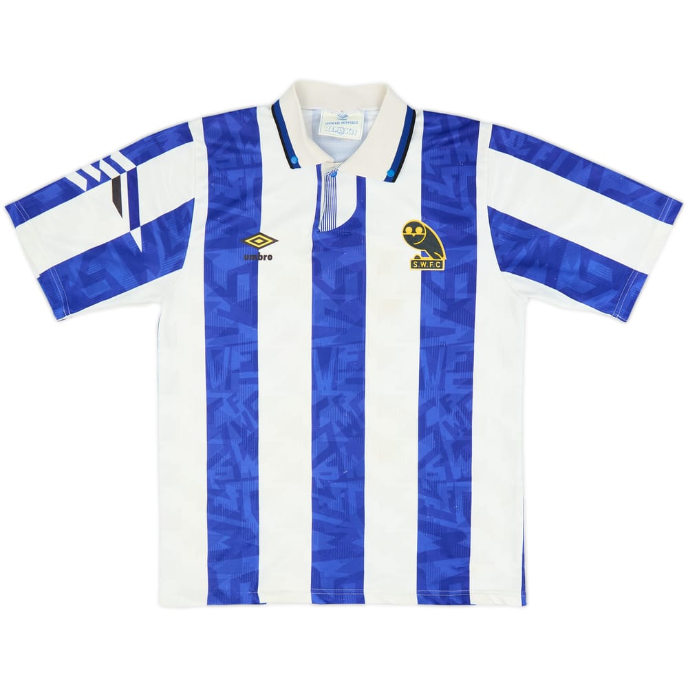 1991-93 Sheffield Wednesday Home Shirt - 9/10 - (M)