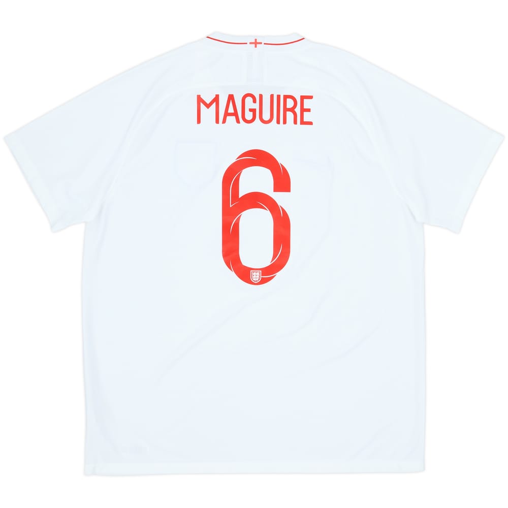 2018-19 England Home Shirt Maguire #6 - 8/10 - (XXL)