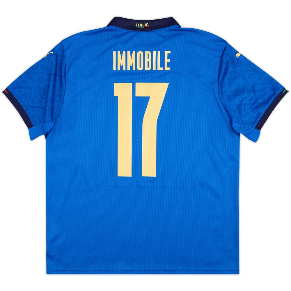 2020-21 Italy Home Shirt Immobile #17 - 10/10 - (XL)