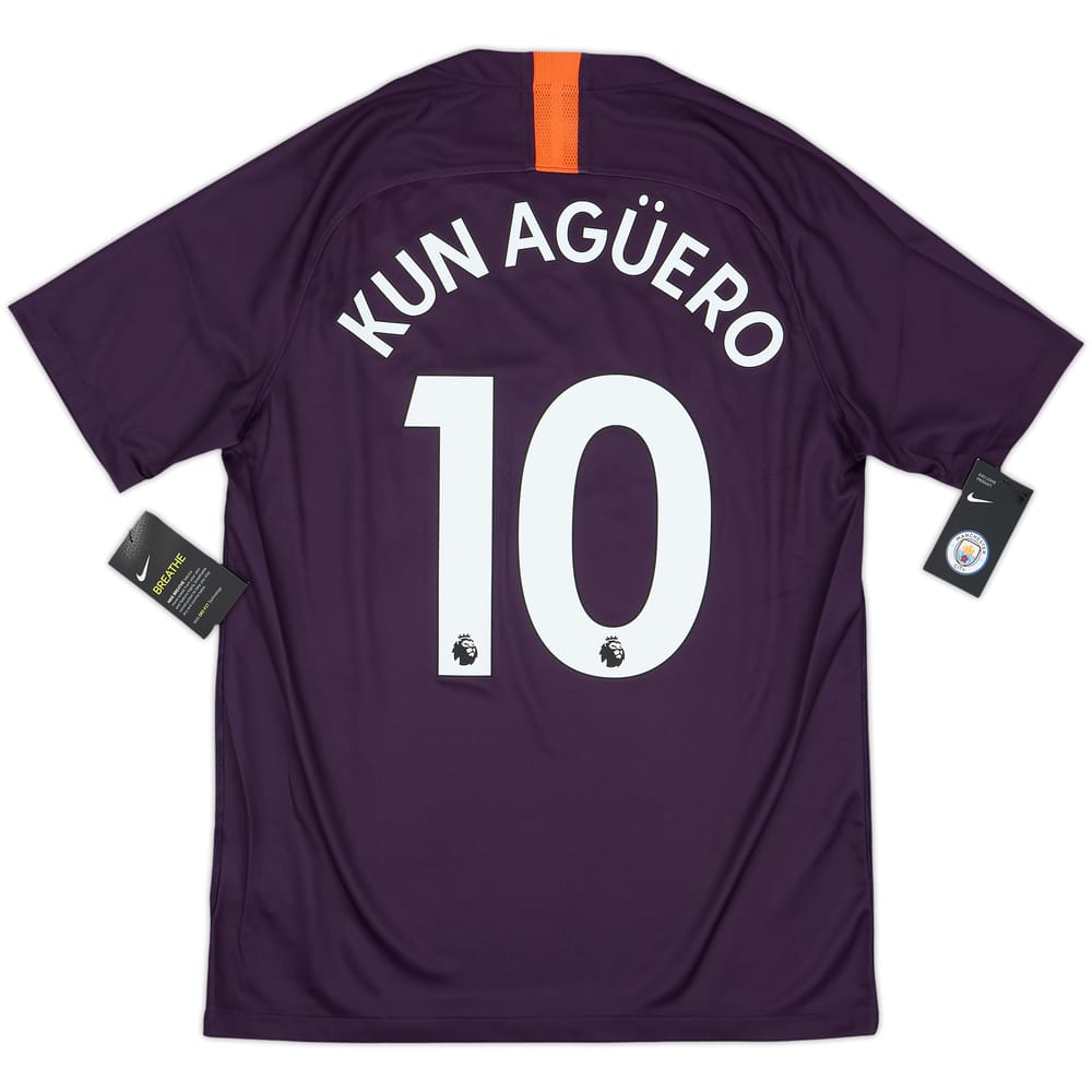 2018-19 Manchester City Third Shirt Kun Aguero #10 (M)