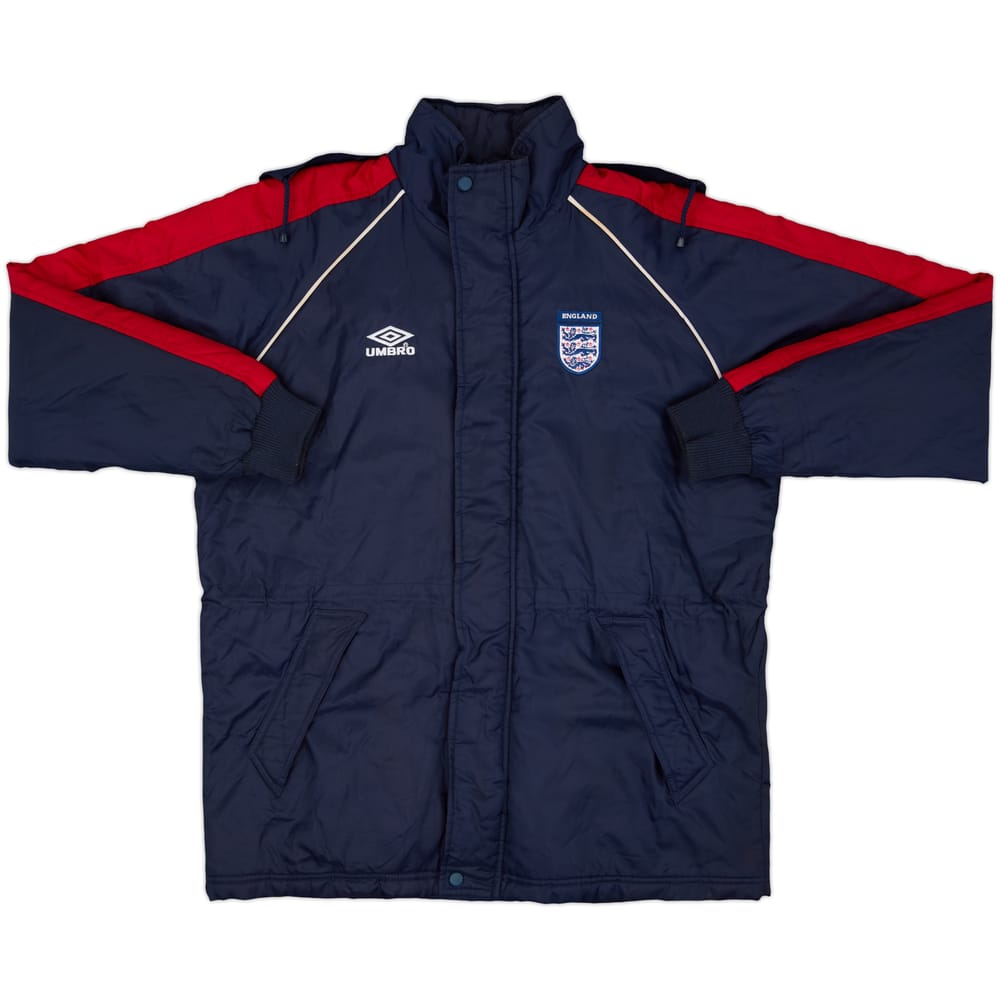1999-00 England Umbro Padded Bench Coat - 9/10 - (M)