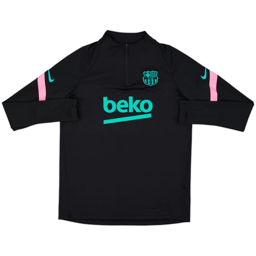 2020-21 Barcelona Nike Vaporknit 1/4 Zip Drill Top - 8/10 - (M)