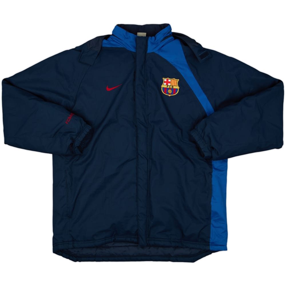 2004-05 Barcelona Nike Padded Bench Coat - 8/10 - (XL)