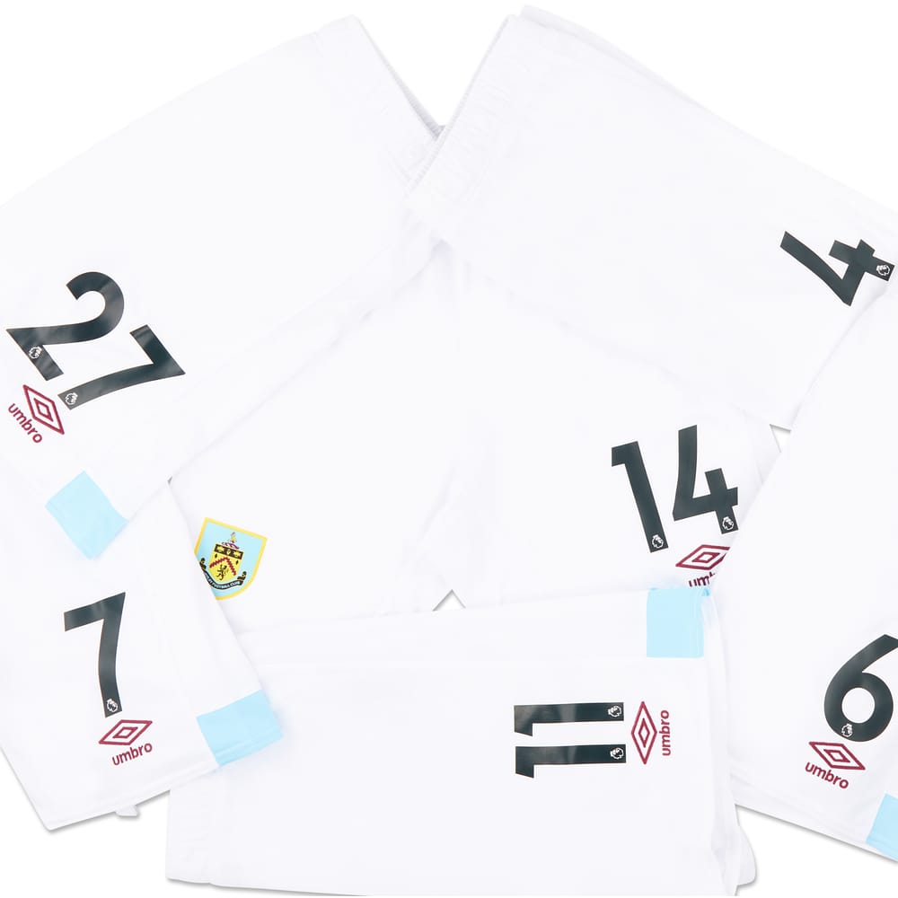 2021-22 Burnley Match Issue Away Shorts # (Excellent)
