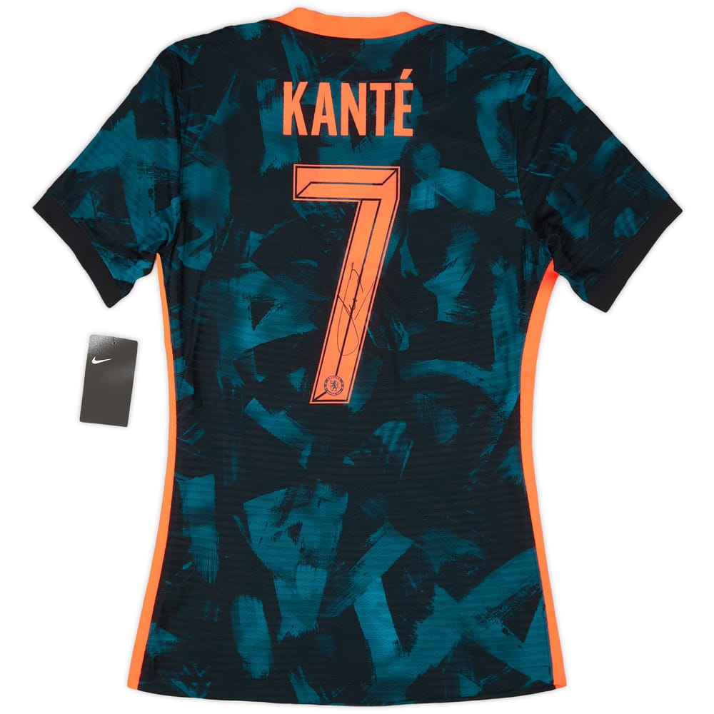 2021-22 Chelsea Player Issue Signed Third Shirt Kanté #7 (S)