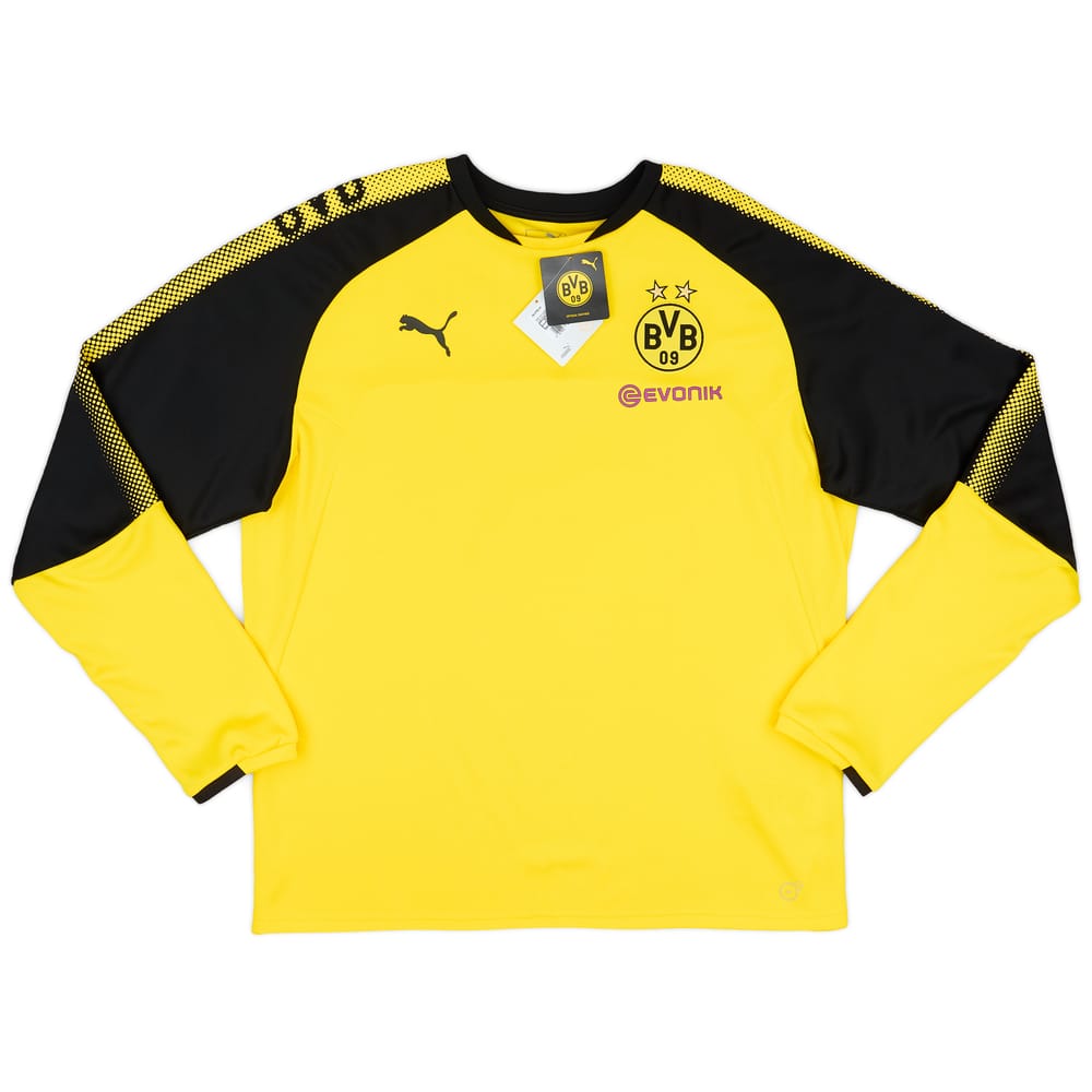 2017-18 Borussia Dortmund Puma Training Sweat Top (XL)