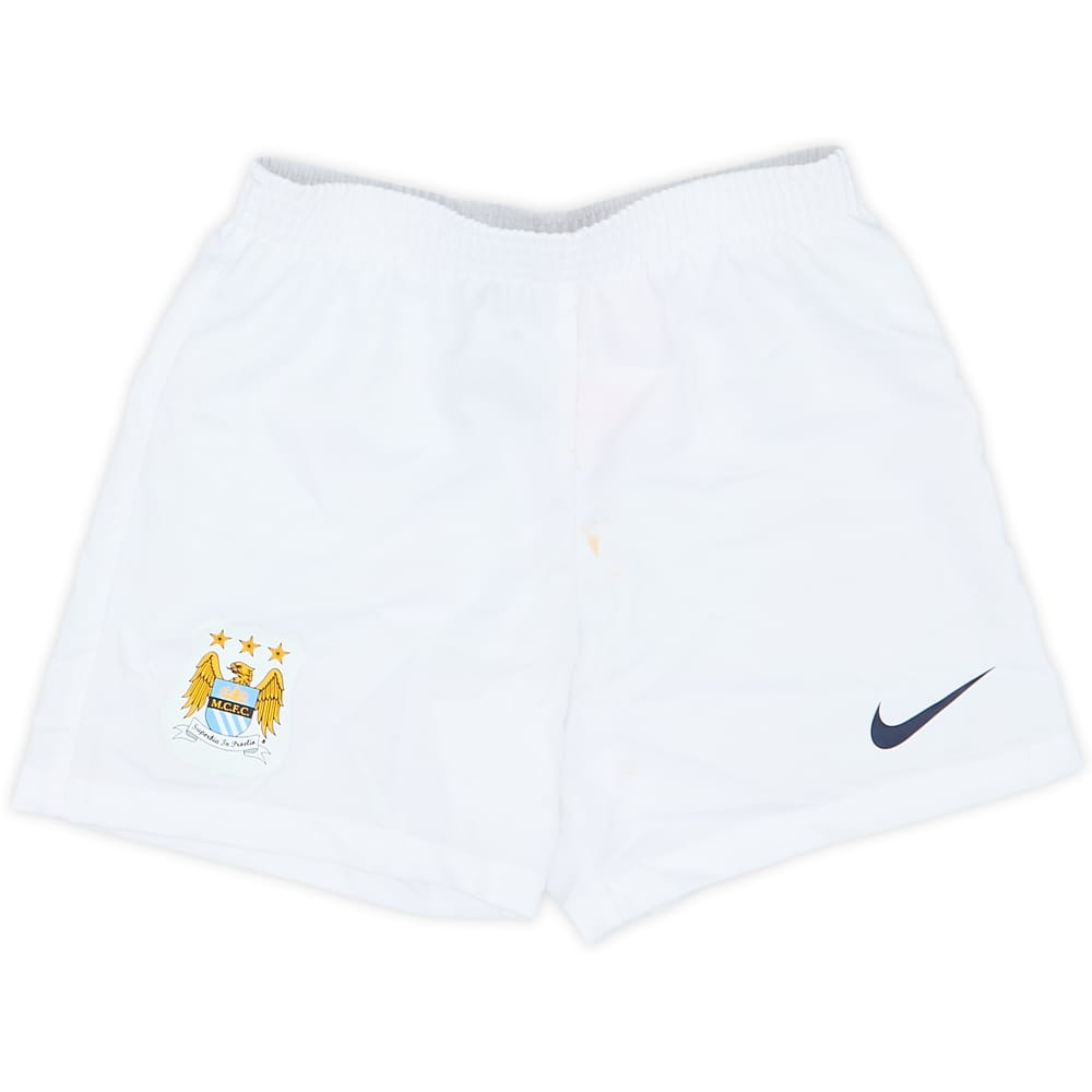 2013-14 Manchester City Home Shorts - 5/10 - (3-4 Years)