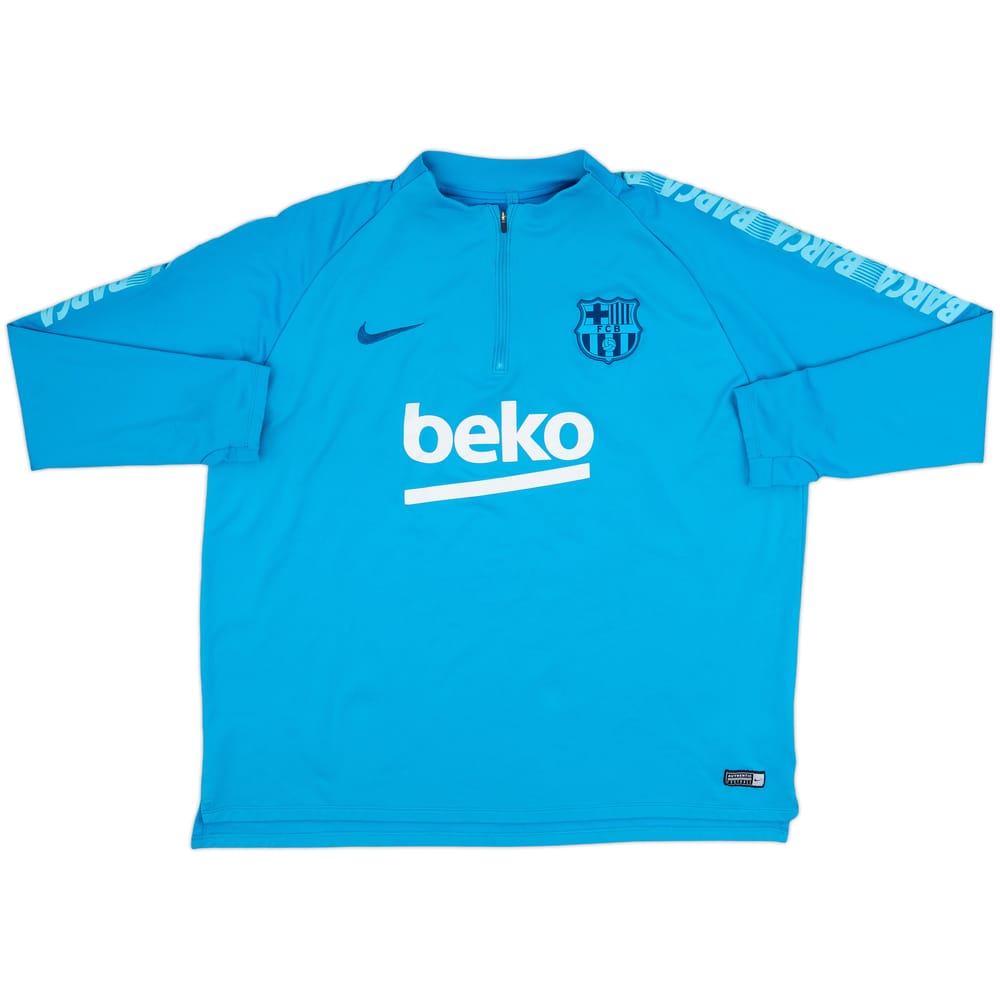 2019-20 Barcelona Nike 1/4 Zip Drill Top - 8/10 - (XXL)