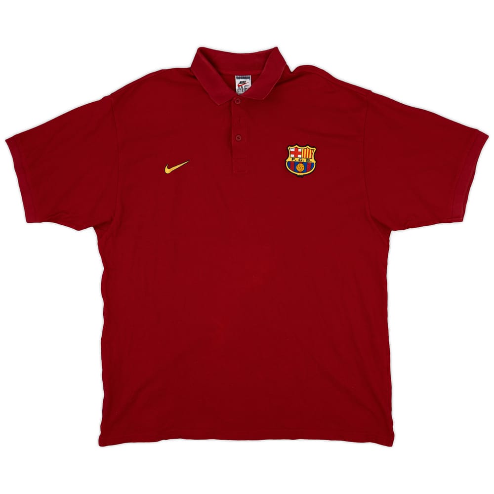 1998-99 Barcelona Nike Polo Shirt - 9/10 - (XXL)