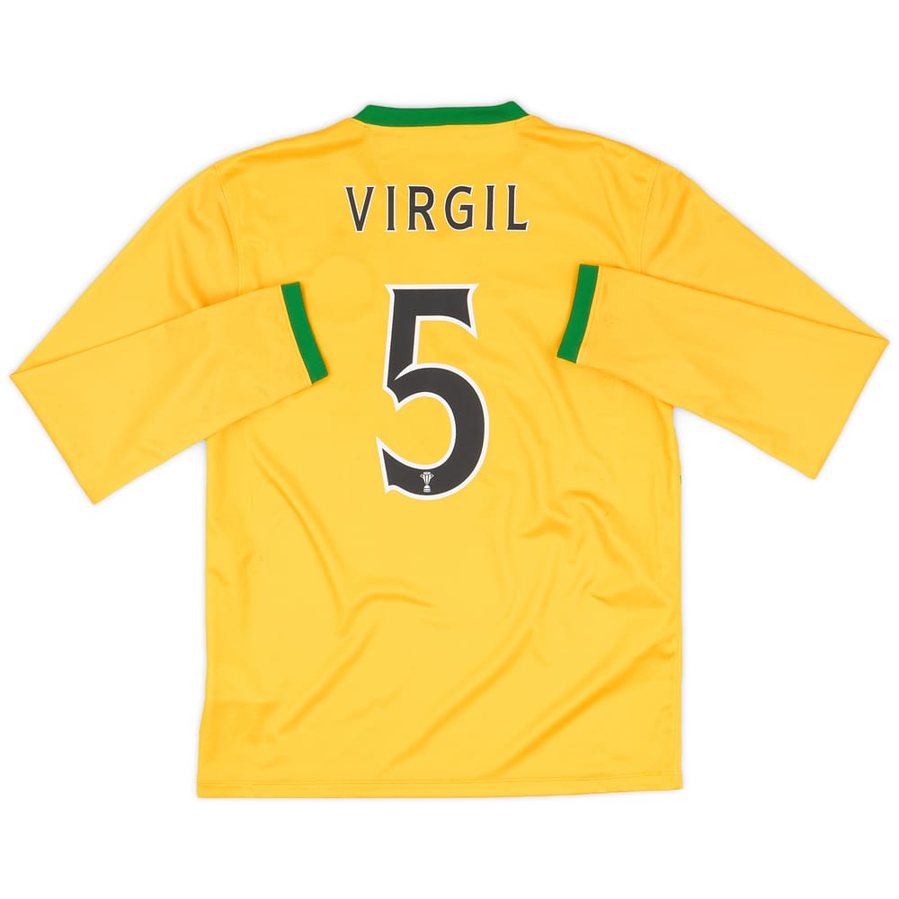 2013-14 Celtic Away L/S Shirt Virgil #5 - 6/10 - (M)