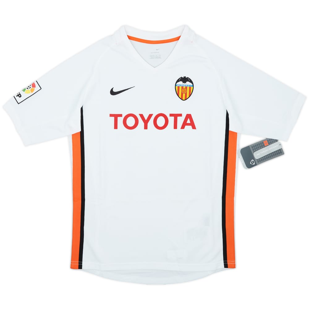 2006-07 Valencia Home Shirt (L.Boys)