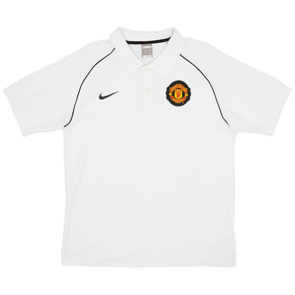 2009-10 Manchester United Nike Polo Shirt - 8/10 - (L)
