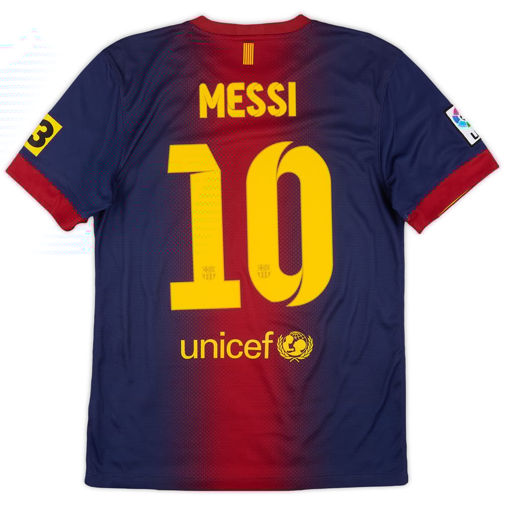 2012-13 Barcelona Home Shirt Messi #10 - 9/10 - (S)