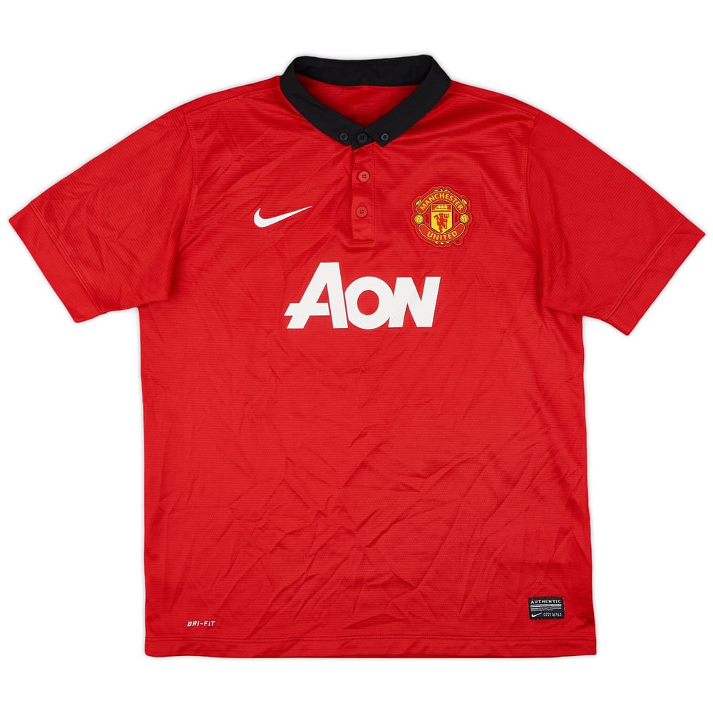 2013-14 Manchester United Home Shirt - 9/10 - (XL.Boys)